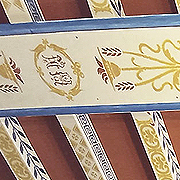 Motifs de l'Ambiance Plafonds Peints au château de Miremont